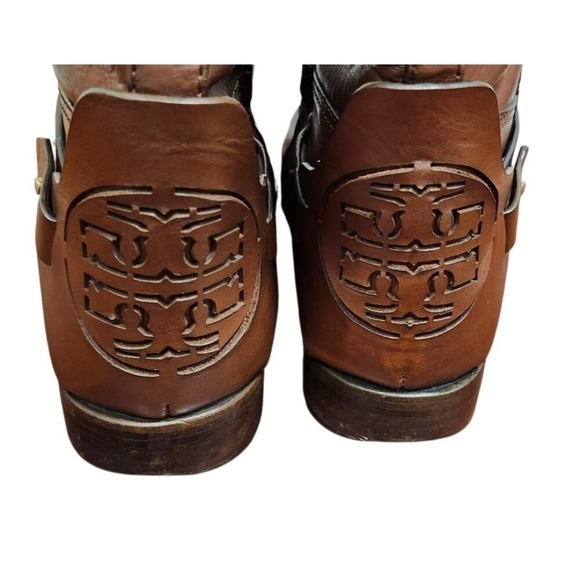Tory Burch Womens Colton Leather Riding Knee-High Boots 10 - Picture 7 of 13
